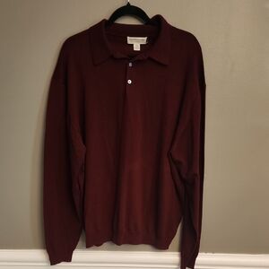 Pronto-Uomo Deep Red Polo Shirt